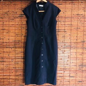 Calvin Klein Button-Up Work Dress